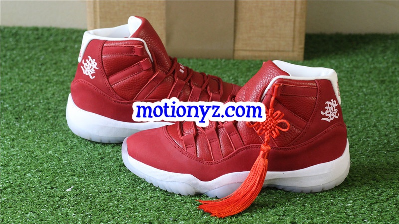 Authentic Air Jordan 11 Retro Chinese New Year Red